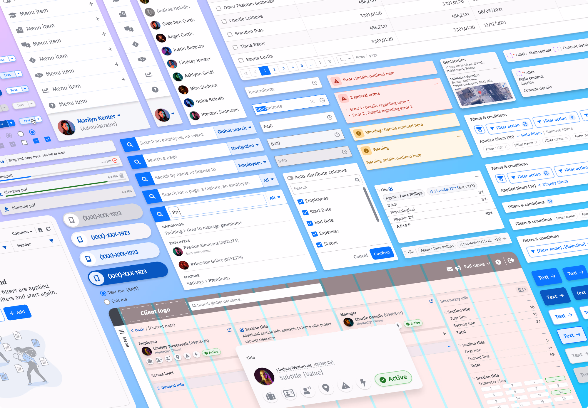 SIGMA-RH enterprise interface
